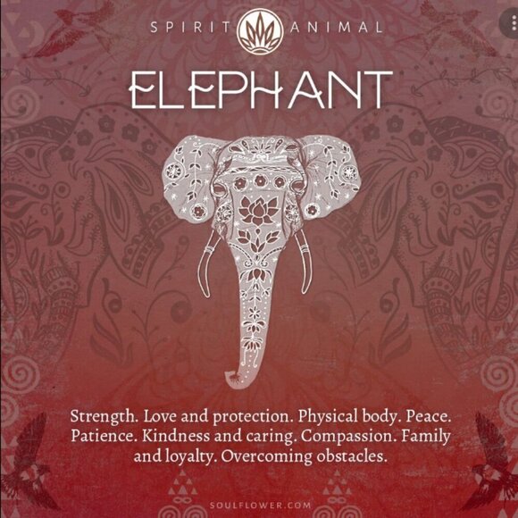 Chunky Black & Silver Elephant Lovers Stretch Bracelet - Black Stone Beads 7.5" - Picture 5 of 7